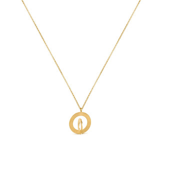 Joidart Cercles Large Gold Pendant