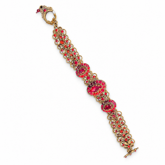 Michal Negrin Red Eclectic Appeal Bracelet