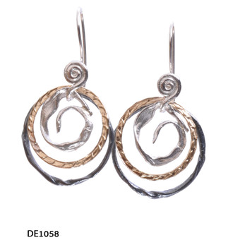 Dganit Hen Big Spiral Earrings