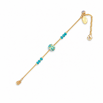 Michal Negrin Charm Blue Best Friend Bracelet