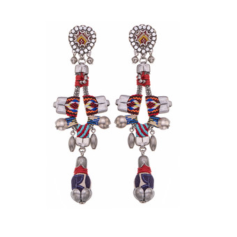 Ayala Bar Indian Guirlande Fading Colors Earrings