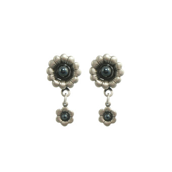 Michal Golan Blue Frost Hematite Earrings