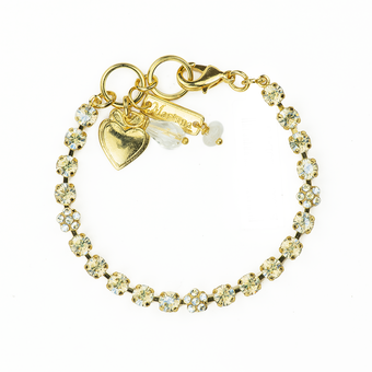 Mariana Petite Rosette Bracelet in Crystal Moonlight