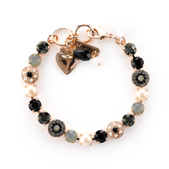 Mariana Must Have Rosette Bracelet in Dusty Black