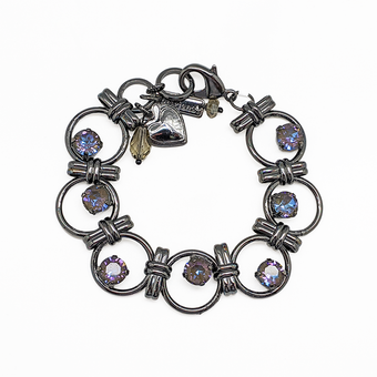 Mariana Must Have Round Chain Link Bracelet in Sun Kissed Midnight