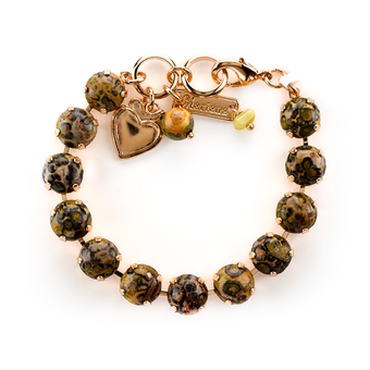 Mariana Lovable Round Bracelet in Leopard Skin