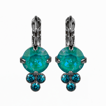 Mariana Must Have Leverback Earrings in Sun Kissed Laguna - Antique Silver 