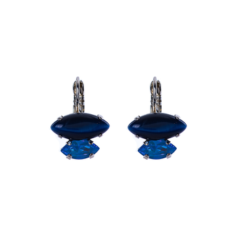 Mariana Double Marquise Leverback Earrings in Sleepytime