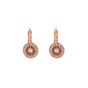 Mariana Must Have Pave Leverback Earrings in Chai