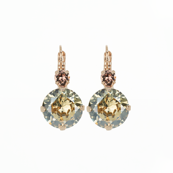 Mariana Extra Luxurious Leverback Earrings in Meadow Brown