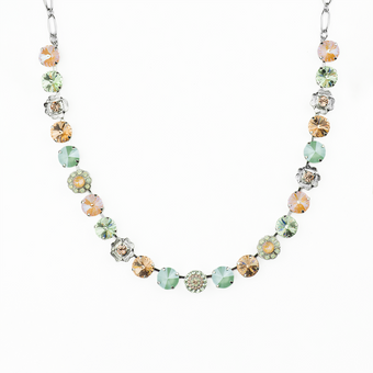 Mariana Lovable Pave and Rosette Necklace in Monarch