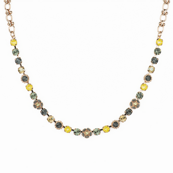Mariana Petite and Flower Cluster Necklace in Painted Lady