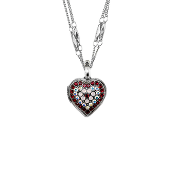 Mariana Heart Locket Pendant in True Romance