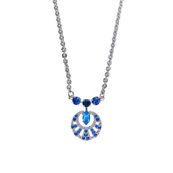 Mariana Round Shell Marquise Pendant in Sleepytime