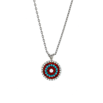 Mariana Large Pave Pendant in Happiness