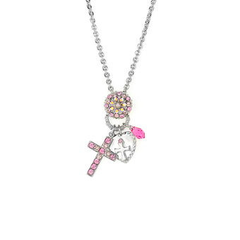 Mariana Cross Charms Pendant in Love