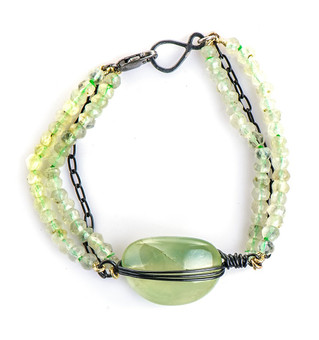 Nava Zahavi Prehnite Bracelet