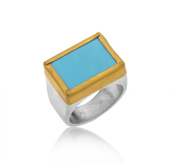 Nava Zahavi Shocking Turquoise Ring