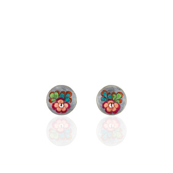 Anne Koplik Grace Jill Garden Flower Earrings