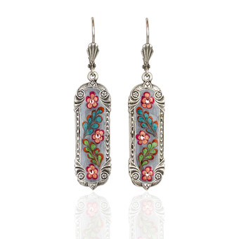 Anne Koplik Bridget Jill Garden Flower Earrings