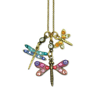 Anne Koplik Flittering Fluttering Dragonfly Jumble Necklace