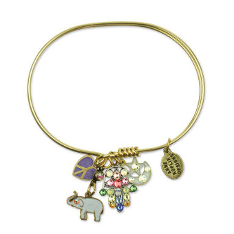 Anne Koplik Dreamer Elephant Charm Bracelet