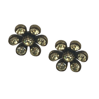 Michal Negrin What A Wonderful World White Post Earrings Michal Negrin What A Wonderful World White Post Earrings