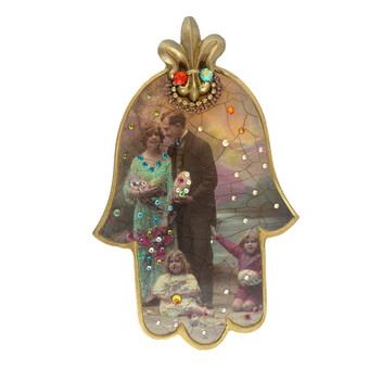 Michal Negrin Medium Family Hamsa