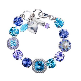 Mariana Lovable Square Cluster Bracelet in Blue Moon - Preorder