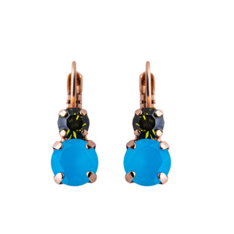 Mariana Must-Have Double Stone French Wire Earrings in Pistachio - Preorder