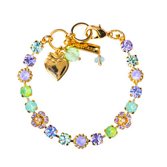 Mariana Petite Flower and Cluster Bracelet in Mint Chip - Preorder