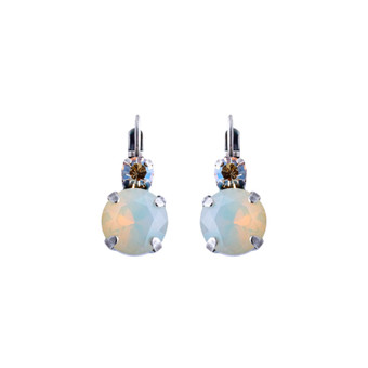 Mariana Lovable Double Stone French Wire Earrings in Butter Pecan - Preorder