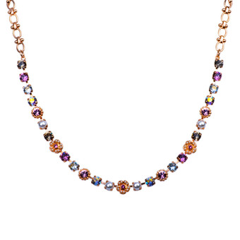 Mariana Petite Flower Cluster Necklace in Cake Batter - Preorder