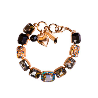 Mariana Emerald Cut Embellished Bracelet in Rocky Road - Preorder