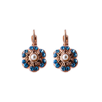 Mariana Lovable Flower French Wire Earrings in Blue Moon - Preorder