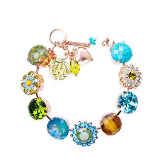 Mariana Extra Luxurious Rosette Bracelet in Pistachio - Preorder