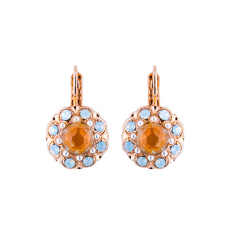 Mariana Cluster French Wire Earrings in Butter Pecan - Preorder