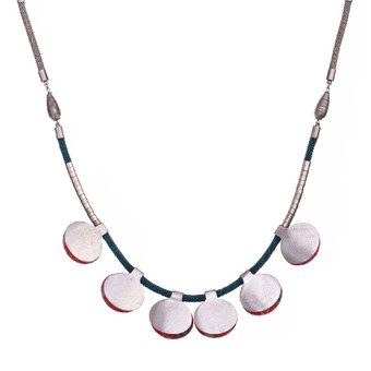 Silver Sunrise Picnic at the Park Necklace