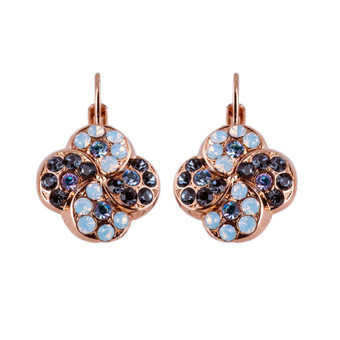 Mariana Extra Luxurious Clover Leverback Earrings in Ice Queen - Preorder