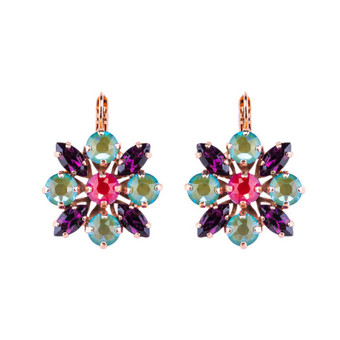 Mariana Marquise and Round Leverback Earrings in Enchanted - Preorder