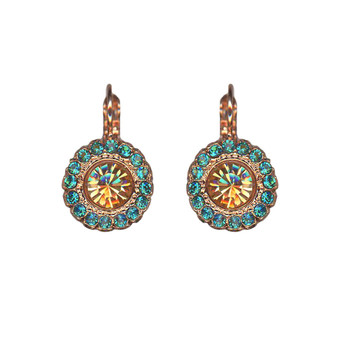 Mariana Halo Disc Leverback Earrings in Fairytale - Preorder