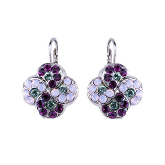 Mariana Extra Luxurious Clover Leverback Earrings in Enchanted - Preorder