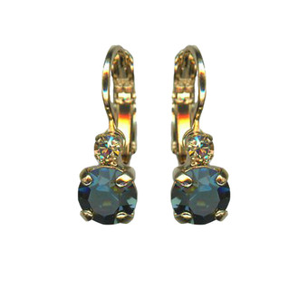 Mariana Petite Double Stone Leverback Earrings in Fairytale - Preorder