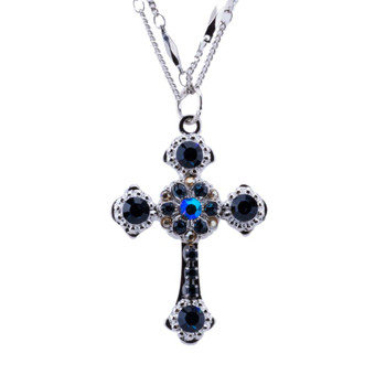 Mariana Flat Cross Pendant in Fairytale - Preorder