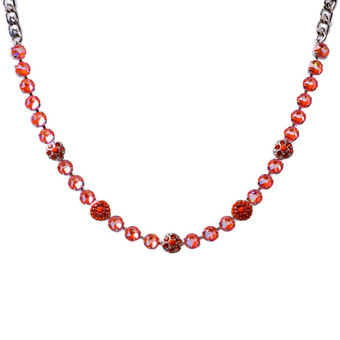 Mariana Must-Have Pave Necklace in Sun-Kissed Flame - Preorder