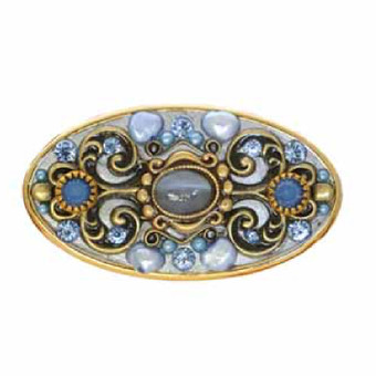 Michal Golan Bluebell Oval Brooch