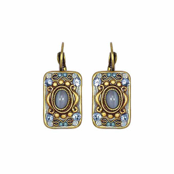 Michal Golan Bluebell Rectangle Earrings