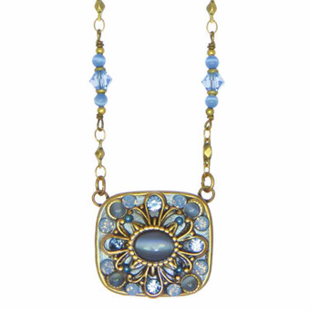 Michal Golan Bluebell Square Necklace