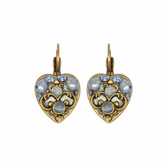 Michal Golan Bluebell Heart Earrings Michal Golan Bluebell Heart Earrings