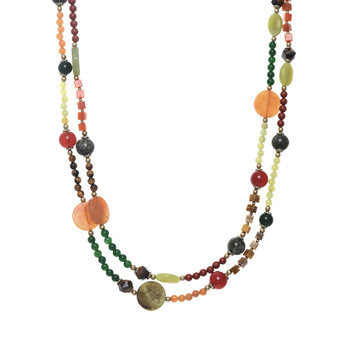 Michal Golan Evergreen Long Beaded Necklace